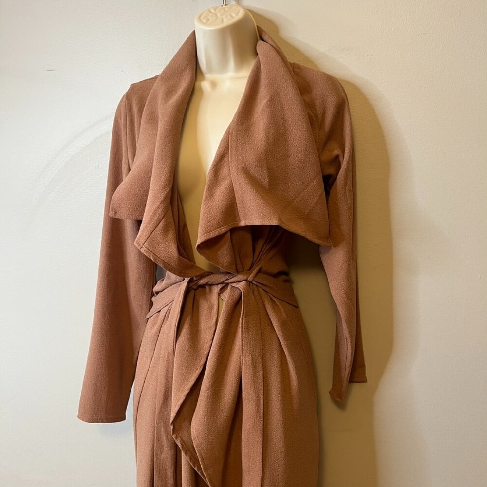 Light Fall Wrap Coat (S) - image 2